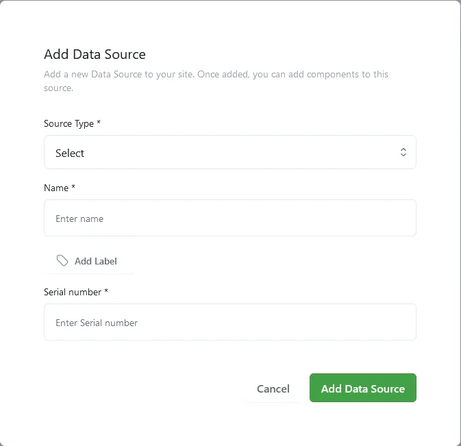 Add a Data Source