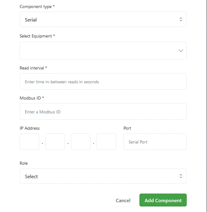 Add Serial Component