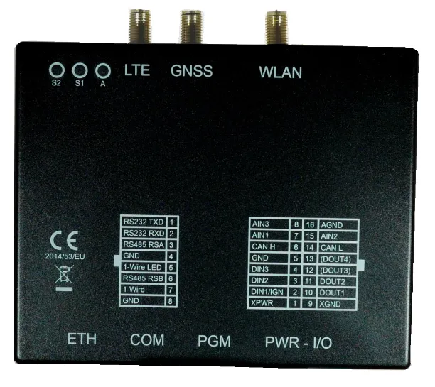 Data logger front